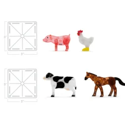 Magna-Tiles Farm Animals 25 Piece set