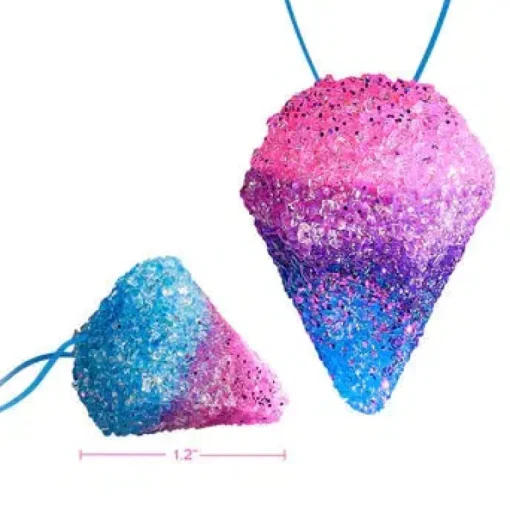 Make Your Own Glitter Diamond Necklace