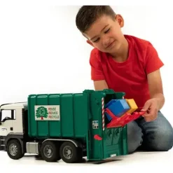 MAN TGS Rear Loading Garbage Truck - Green