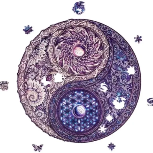Mandala - Overaching Opposites Wooden Jigsaw Puzzle