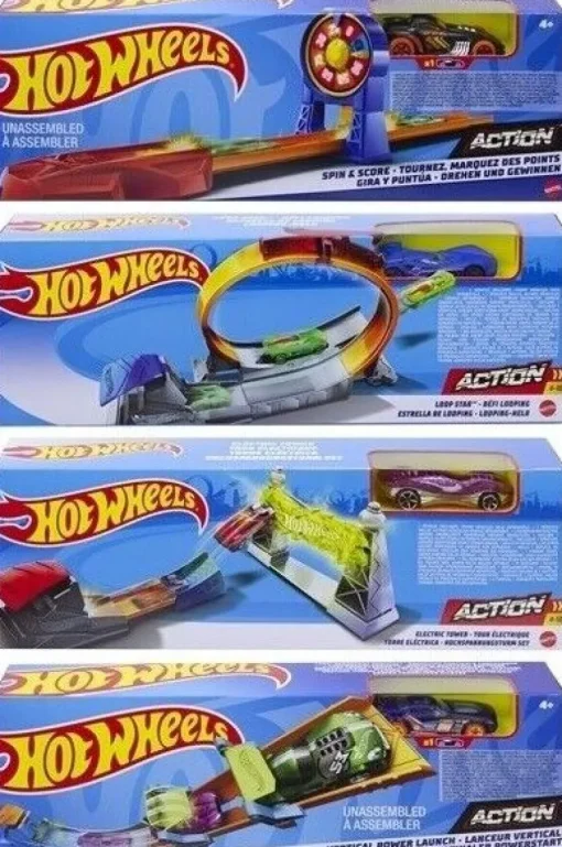 Mattel Netflix Lets Race Action Sets