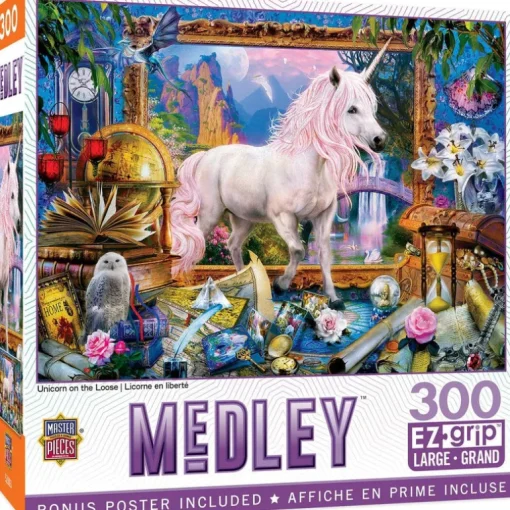 Medley - Unicorns on the Loose - 300 Piece EzGrip Puzzle