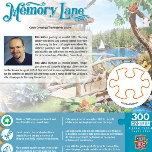 Memory Lane - Cabin Crossing - 300 Piece EzGrip Puzzle