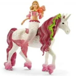 Mermaid Feya Riding Underwater Unicorn