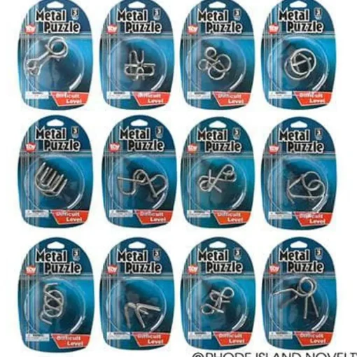 Metal Puzzle Brain Teasers