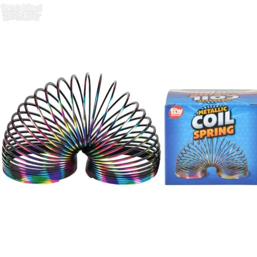 3" Metallic Rainbow Coil Spring