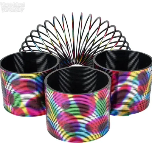 3" Metallic Rainbow Coil Spring