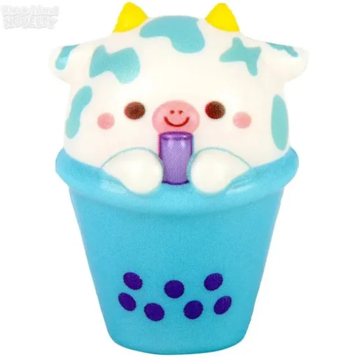 2" Micro Squish Animal Bubble Tea
