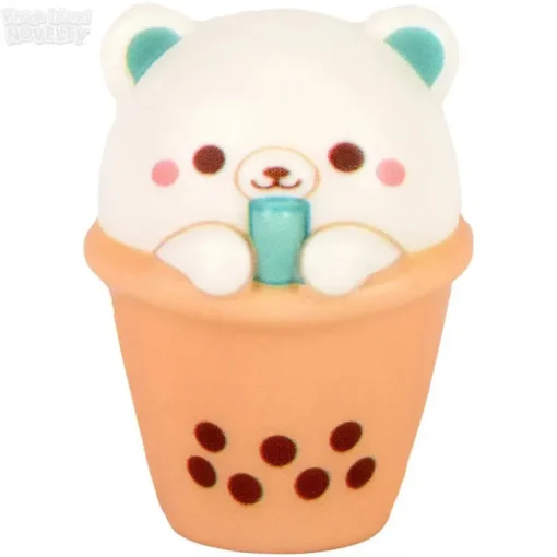 2" Micro Squish Animal Bubble Tea