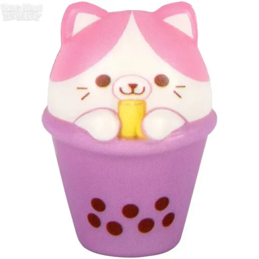 2" Micro Squish Animal Bubble Tea