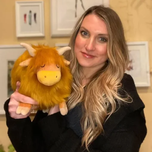 Mini Squishables - 7" Highland Cow