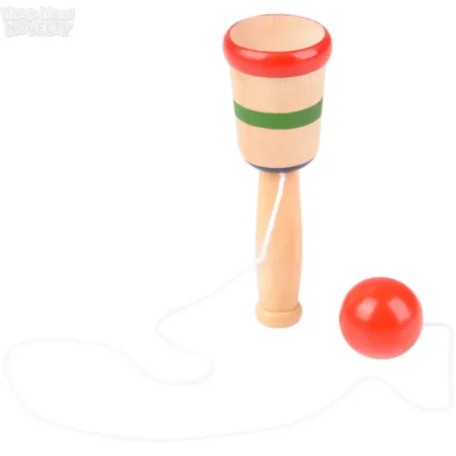 4" Mini Wooden Catch Ball Game
