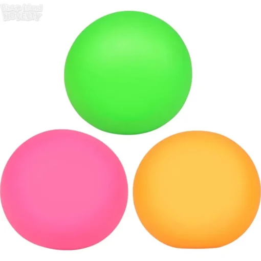 1.75" 45 mm Squish & Stretch Mini Gummi Ball 3 Pack Box