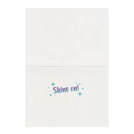 Narwhal Foil Birthday Card