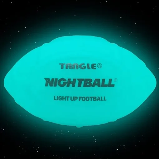 Nightball Glow in the Dark Light Up Football Blue