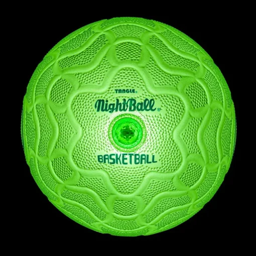 Nightball Glow in the Dark Light Up Basketball Green