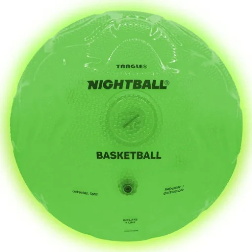 Nightball Glow in the Dark Light Up Basketball Green