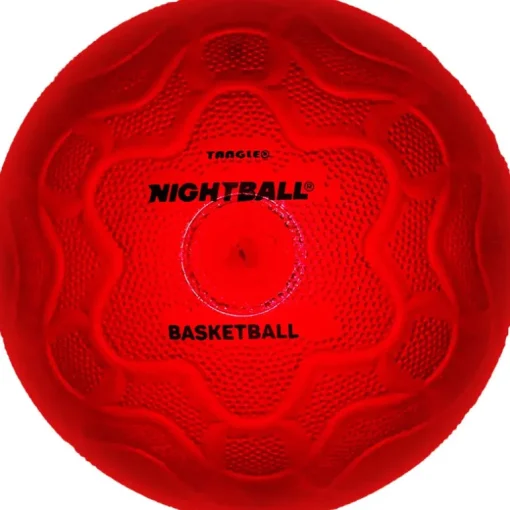 Nightball Glow in the Dark Light Up Basketball Red