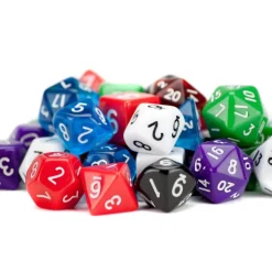 100+ Pack of Random D6 Polyhedral Dice in Multiple Colors