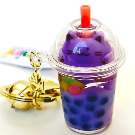 Pastel Kitty Floaty Key Charm