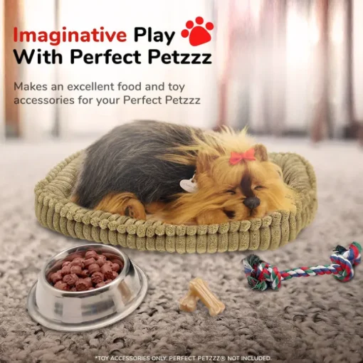 Perfect Petzzz Accessories - Dog Bowl & Toy Set