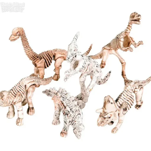 12 Piece Dino Fossil Mesh Bag Play Set