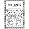 Pipsticks - Stickers Color In Peacock