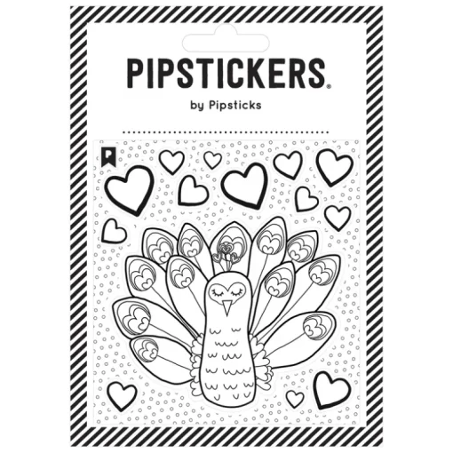 Pipsticks - Stickers Color In Peacock
