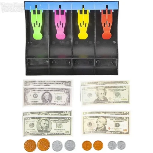 Play Money Set With 7" Cash Drawer
