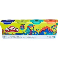 Play-Doh 4 oz. 4 Pack of Cans - Assorted Colors