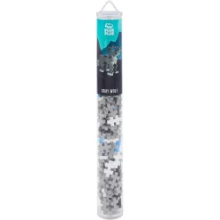 Plus-Plus Tube - Gray Wolf