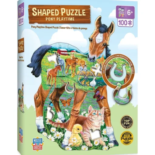 Pony Playtime - 100 Piece Shaped Puzzle