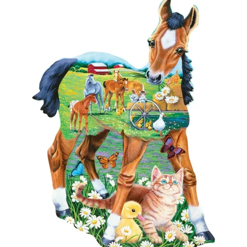 Pony Playtime - 100 Piece Shaped Puzzle