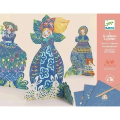 Pretty Dresses Scratch Sculptures