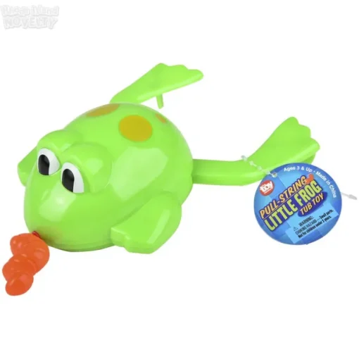 6.5" Pull-String Frog Bath Toy
