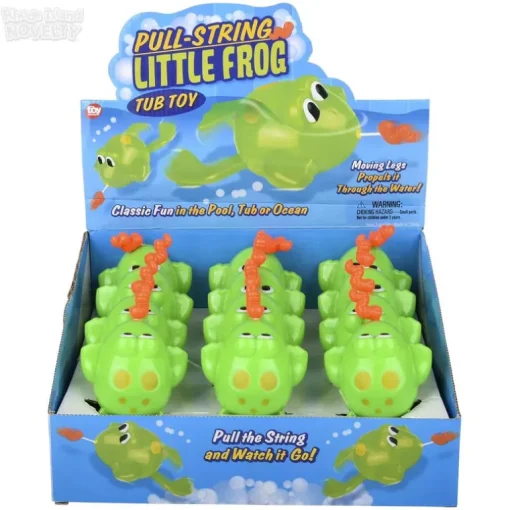 6.5" Pull-String Frog Bath Toy