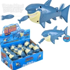 6.5" Pull-String Shark Bath Toy