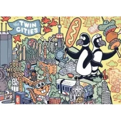 Puzzle Twist - Color Me Minnesota - 1,000 Piece Puzzle