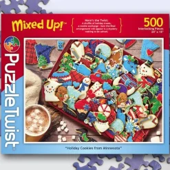 Puzzle Twist - Holiday Cookies from Minnesota - 500 Piece Puzzle