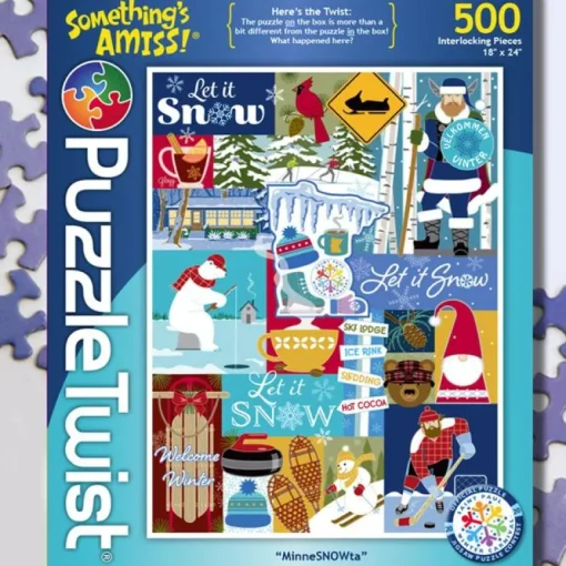 Puzzle Twist - MinneSNOWta - 1,000 Piece Puzzle