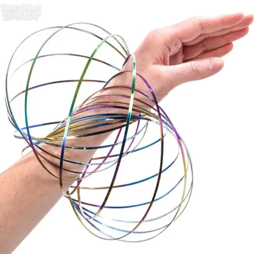 6" Rainbow Spiral Ring