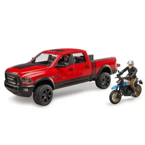 RAM 2500 Power Wagon with Scrambler Ducati Desert Sled