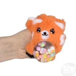 3" Red Panda Squeezy Bead Plush