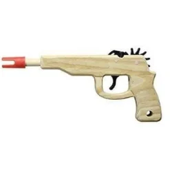 Rubber Band Gun Eagle 11" Long Solid Wood 12 Shot