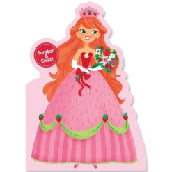 Scratch & Sniff Birthday Card - Strawberry Princess Birthday