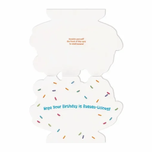 Scratch & Sniff Birthday Card - Banana Split