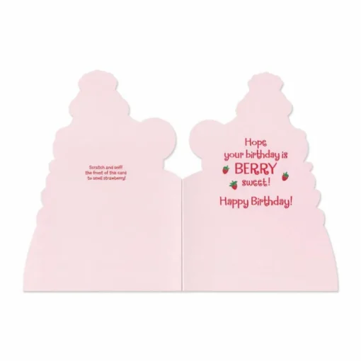 Scratch & Sniff Birthday Card - Strawberry Princess Birthday