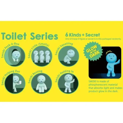 Smiski Mini Figure: Toilet Series