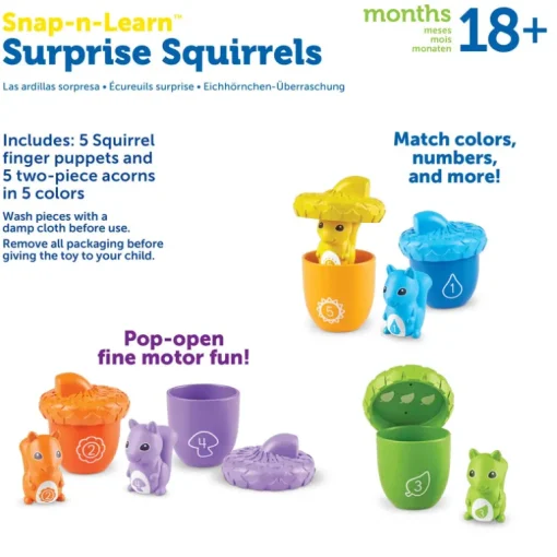 Snap-n-Learn Surprise Squirrels