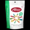 12 Sour Flavor Mini Gummi Worms 8 oz Peg Bag